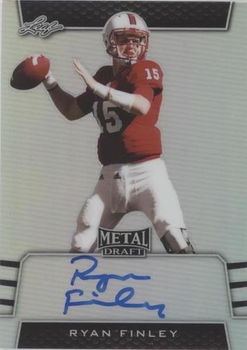 2019 Leaf Metal Draft Ryan Finley #BA-RF1
