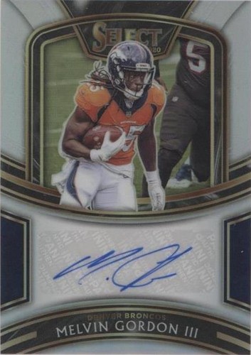 2020 Panini Select Melvin Gordon #SI-MGO