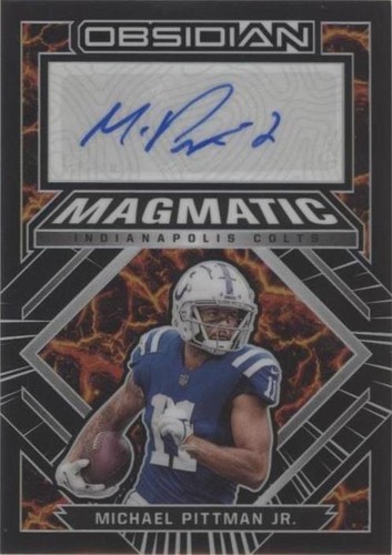 2022 Panini Obsidian Michael Pittman Jr. #MS-MPI