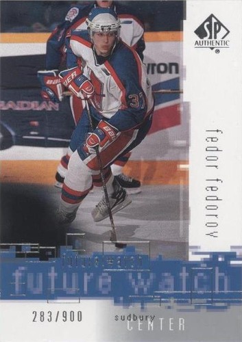 2000-01 SP Authentic - Fedor Fedorov #129