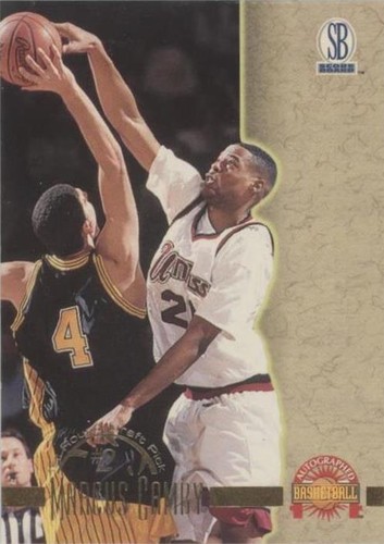 1996-97 Score Board Autographed Basketball - Marcus Camby #2