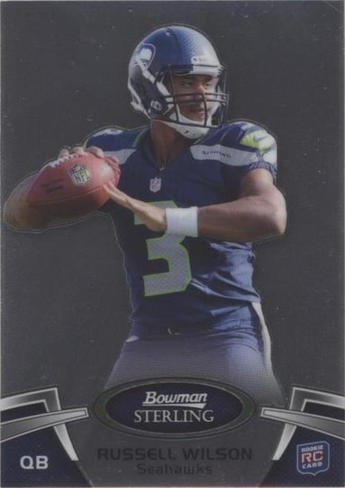 Bowman Sterling Russell Wilson #5 2012