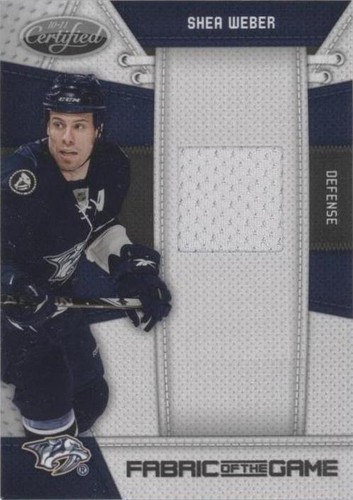 2010-11 Certified - Shea Weber #SW