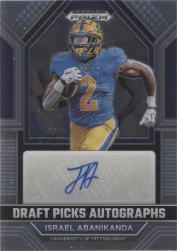 2023 Panini Prizm Draft Picks Israel Abanikanda #DPA-ASA