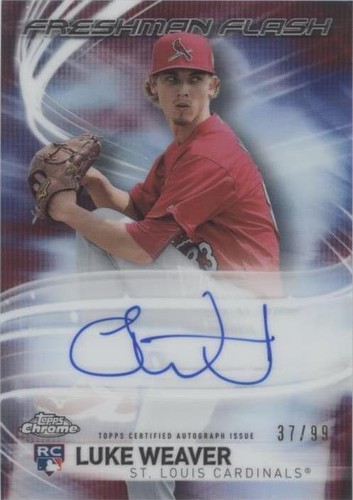 2017 Topps Chrome - Luke Weaver #FFA-LW