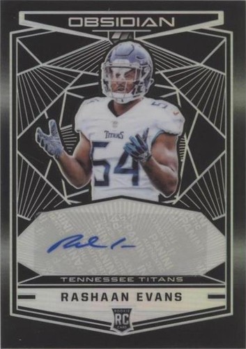 2018 Panini Obsidian Rashaan Evans #RKA-RE
