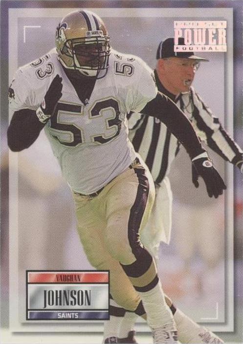 1993 Pro Set Power Vaughan Johnson #53