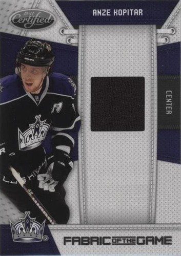 2010-11 Certified - Anze Kopitar #AK