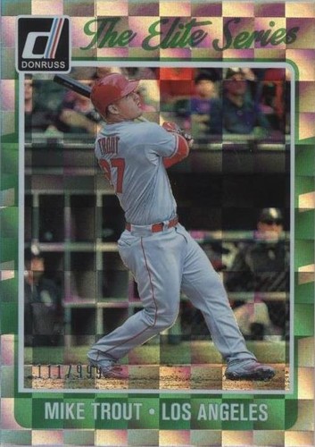 2017 Panini Donruss - Mike Trout #ES-24