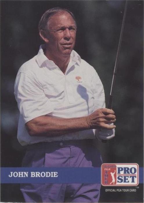 1992 Pro Set Golf - John Brodie #256
