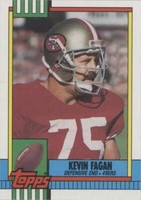 1990 Topps Kevin Fagan #26