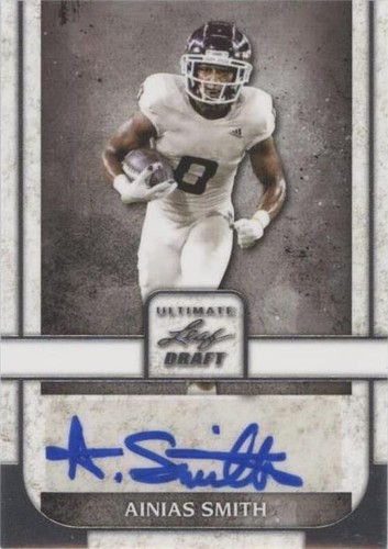 2022 Leaf Ultimate Draft Ainias Smith #BA-AS3