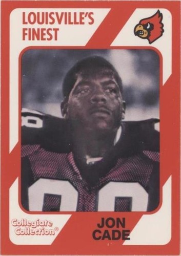 1989 Collegiate Collection Louisville Cardinals Louisville's Finest Jon Cade #126