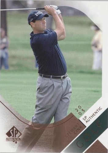 2003 SP Authentic - Stewart Cink #18SPA