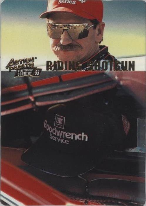 1995 Action Packed Winston Cup Country - Riding Shotgun #5 Dale Earnhardt