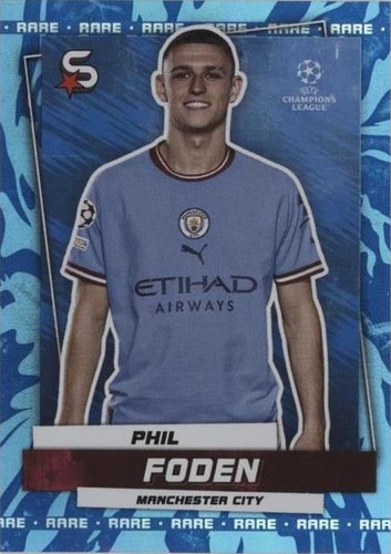 2022-23 Topps UEFA Club Competitions Superstars Phil Foden #5