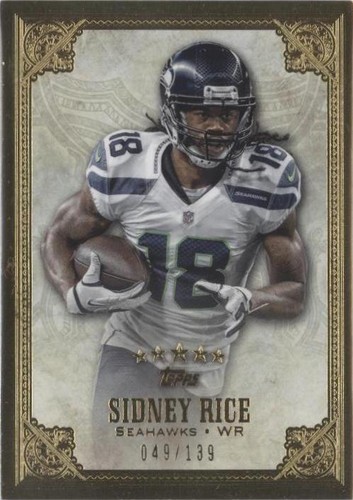 2012 Topps Five Star Sidney Rice #126