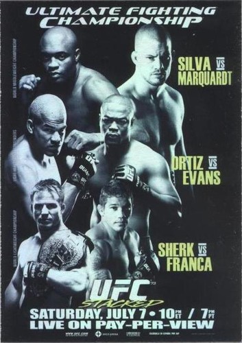 2010 Topps UFC Main Event - Anderson Silva Hermes França Nate Marquardt #FPR-UFC73