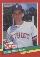 1991 Donruss The Rookies - Rusty Meacham #53
