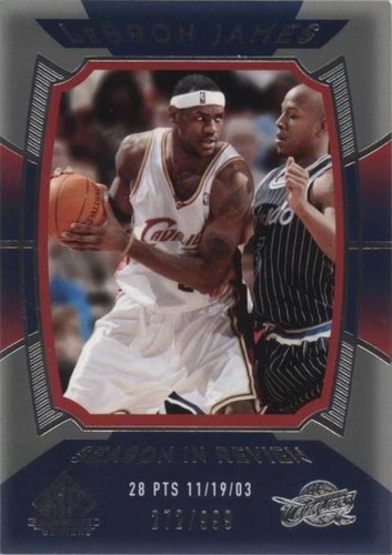 2004-05 SP Game Used - LeBron James #158