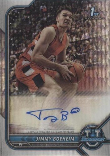 2021-22 Bowman University - Jimmy Boeheim Jr. #BCPA-JB