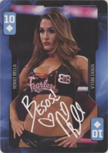 2019 Aquarius WWE Divas Evolution Playing Cards - Nikki Bella #10D