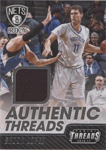 2016-17 Panini Threads - Brook Lopez #30