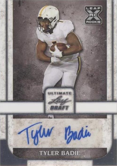 2022 Leaf Ultimate Draft Tyler Badie #BA-TB2