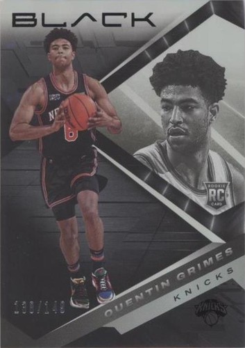 2021-22 Panini Black - Quentin Grimes #90