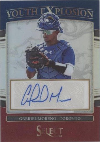 2022 Panini Select - Gabriel Moreno #YES-GM