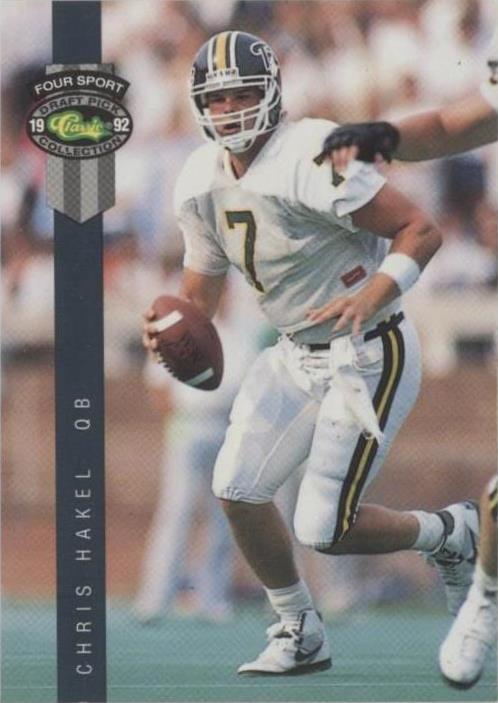 1992 Classic Four Sport Draft Pick Collection Chris Hakel #117