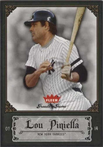 2006 Fleer Greats of the Game - Lou Piniella #60