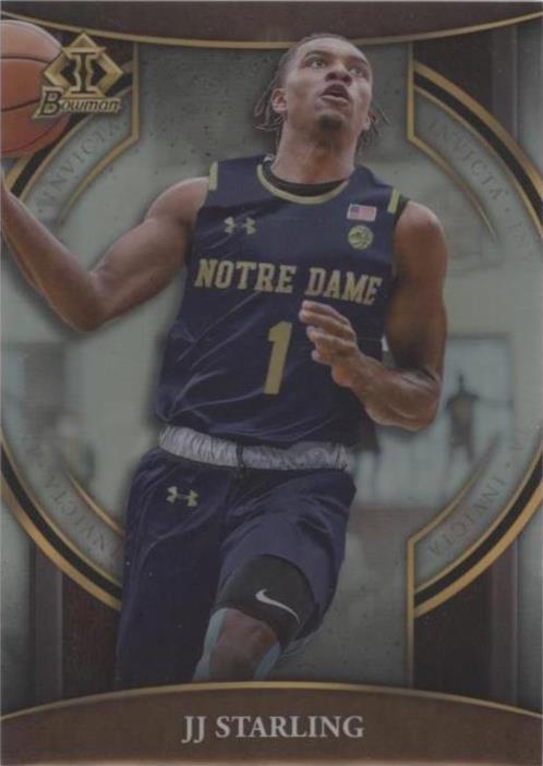 2022-23 Bowman University Chrome - J.J. Starling #BI-11