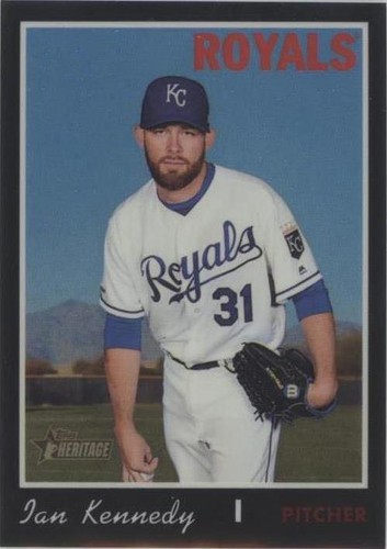 2019 Topps Heritage High Number - Ian Kennedy #THC-654
