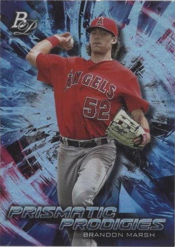 2018 Bowman Chrome Brandon Marsh Prospect Autograph SGC 8.5