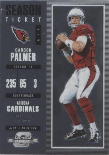 2017 Panini Contenders Optic Carson Palmer #44