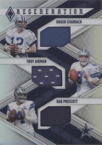 2021 Panini Phoenix Dak Prescott Roger Staubach Troy Aikman #REG-DAL