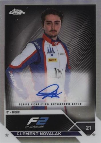 2023 Topps Chrome Formula 1 - Clement Novalak #CAC-CN
