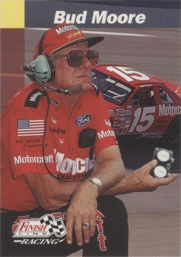 1993 Pro Set Finish Line - Bud Moore #137