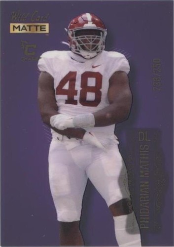 2022 Wild Card MATTE Phidarian Mathis #MB-93