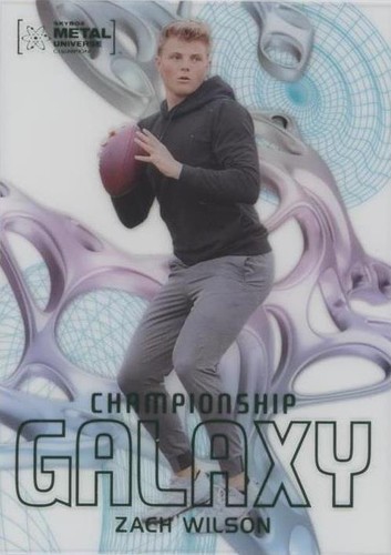 2021 Skybox Metal Universe Champions Zach Wilson #CG-6