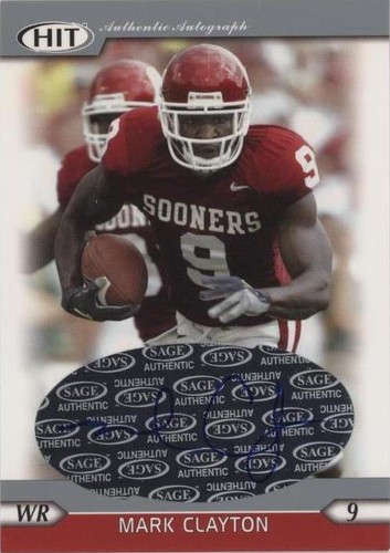 2005 SAGE Hit Mark Clayton #A9