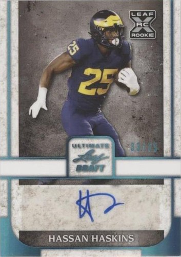 2022 Leaf Ultimate Draft Hassan Haskins #BA-HH1