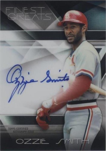 2015 Topps Finest - Ozzie Smith #FGA-OS