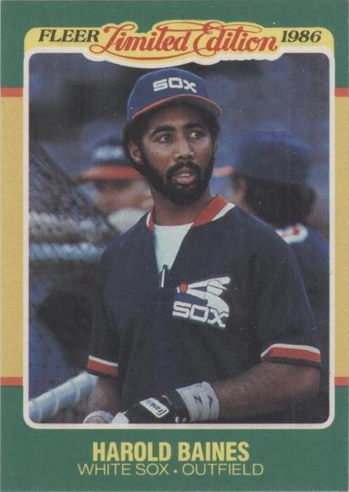 1986 Fleer Limited Edition Baseball Superstars - Harold Baines #3
