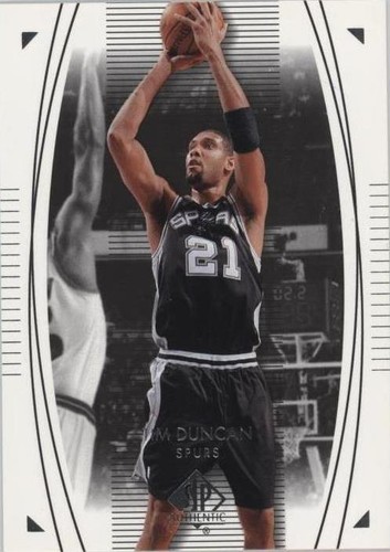 2003-04 SP Authentic - Tim Duncan #77