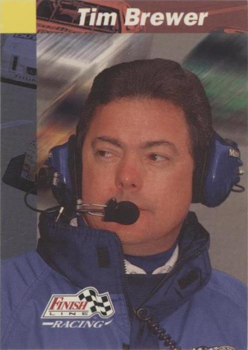 1993 Pro Set Finish Line - Tim Brewer #175