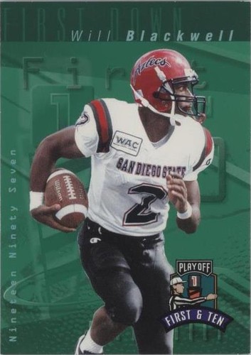 1997 Playoff First & Ten Will Blackwell #70