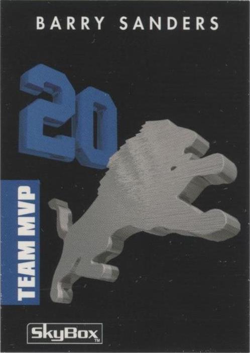 Skybox Primetime Barry Sanders 1992 #243