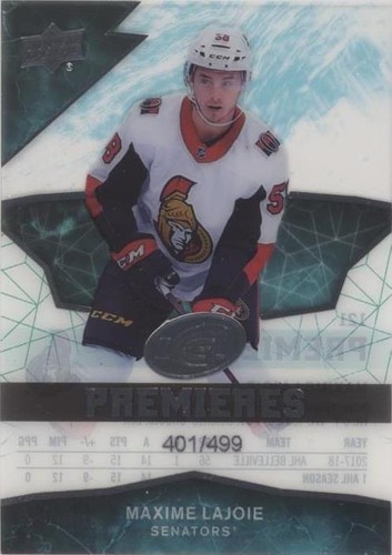 2018-19 Upper Deck Ice - Max Lajoie #121